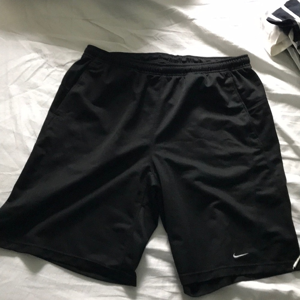 Black Nike shorts. XXL